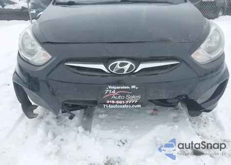 2013 Hyundai Accent Gls из США, поврежденный, VIN KMHCU4AE0DU460482